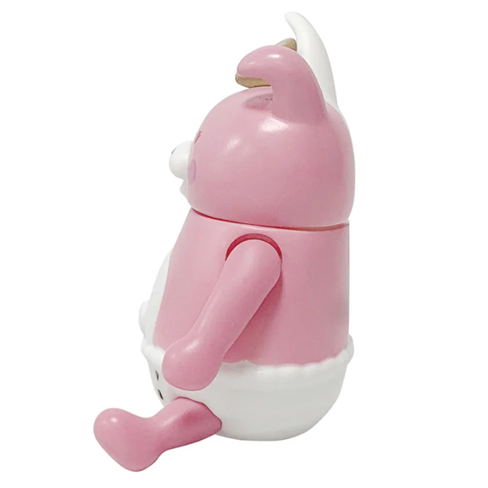 Winter 12cm Pink & White Bear Anime Action Figure PVC Model Toys Anime Christmas Gift for Boys Girls & Kids Collectible Toy