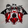 カワサキ 636 ZX6R 2009 2010 2011 2012 赤黒オートバイフェアリング ZX 6R 09-12 アフターマーケットフェアリングキット 1