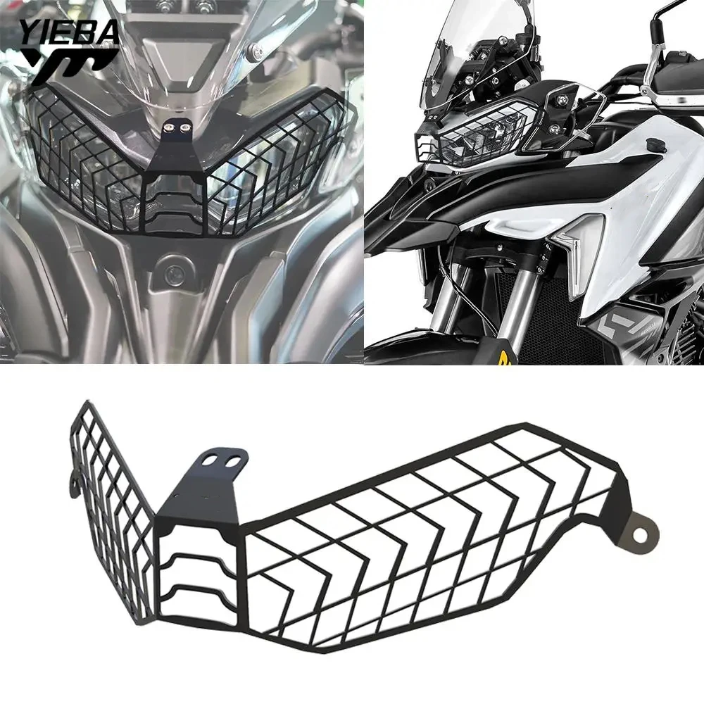 

For Benelli TRK 702 TRK702 TRK702X 2022 2023 Motorcycle Head Lights Protector Covers TRK 702X Headlamp Headlight Guard Grill