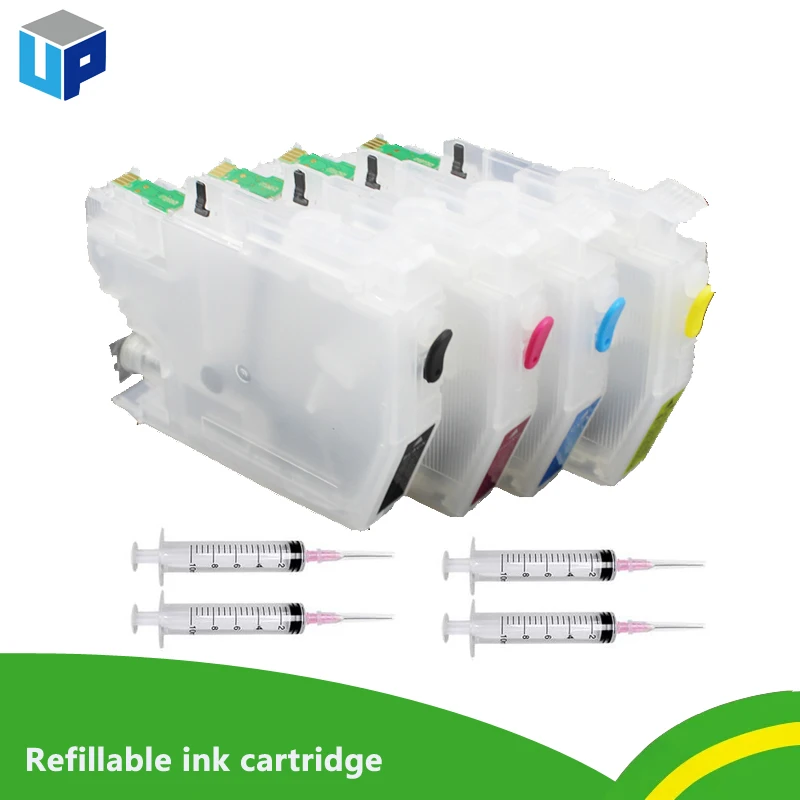 LC421 LC421XL Empty refillable Ink Cartridge For Brother DCP-J1050DW DCP-J1140DW MFC-J1010DW with high capacity chip