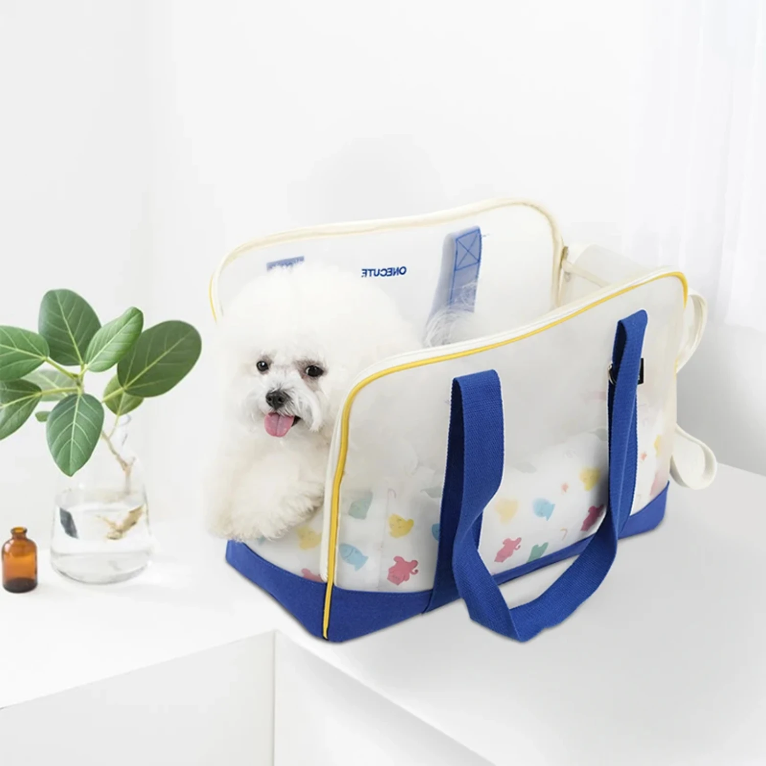 Comfortable Portable Breathable Pet Carrier Bag for Small Dogs and Cats - Pet Carrying Bag with Adjustable Straps and Mesh Windo