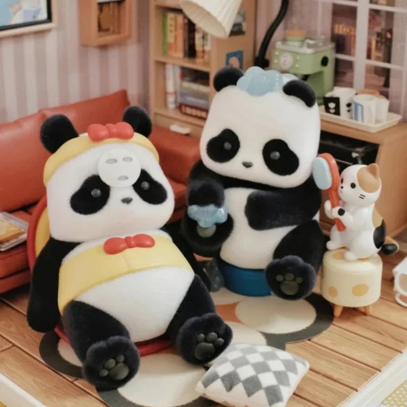 

Подлинный рулон панды, игривая серия журналов, слепая коробка, милая фигурка панды, настольные украшения, коллекция, сюрприз, подарки на день рождения для детей