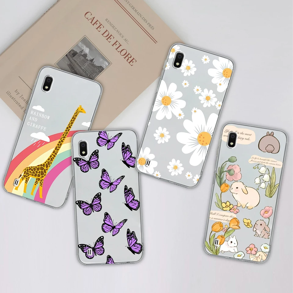 Per Samsung A10 A10E A10S Custodia Cute Cat Trasparente In Silicone Antivegetativa Antiurto Per Samsung Galaxy A10 A10e A10s Coque Funda