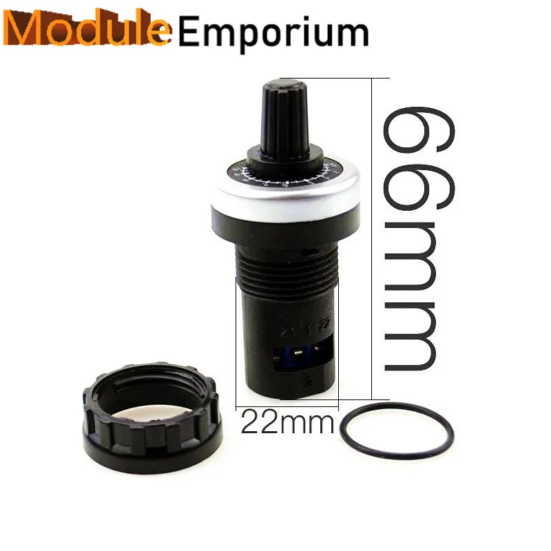 Potenciômetro giratório durável da elevada precisão, baixa temperatura resistente, LA42DWQ-22 IP65, 2 PCes