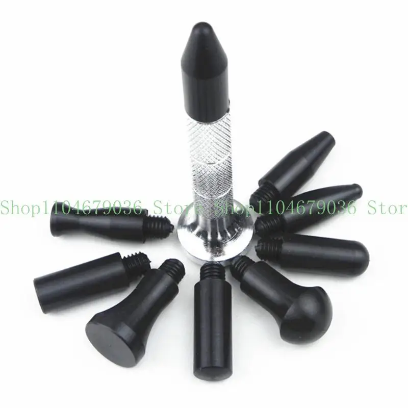 652F Professional Tap Down Pen with Interchangeable Head Tip Dent Repair Leveling Pen