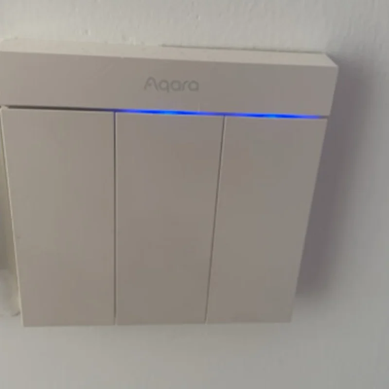 Aqara Wall Switch H1M With Neutral 6 Colors Wireless Key Light Switch MARS-Tech Zigbee Multiple Control Modes For Homekit
