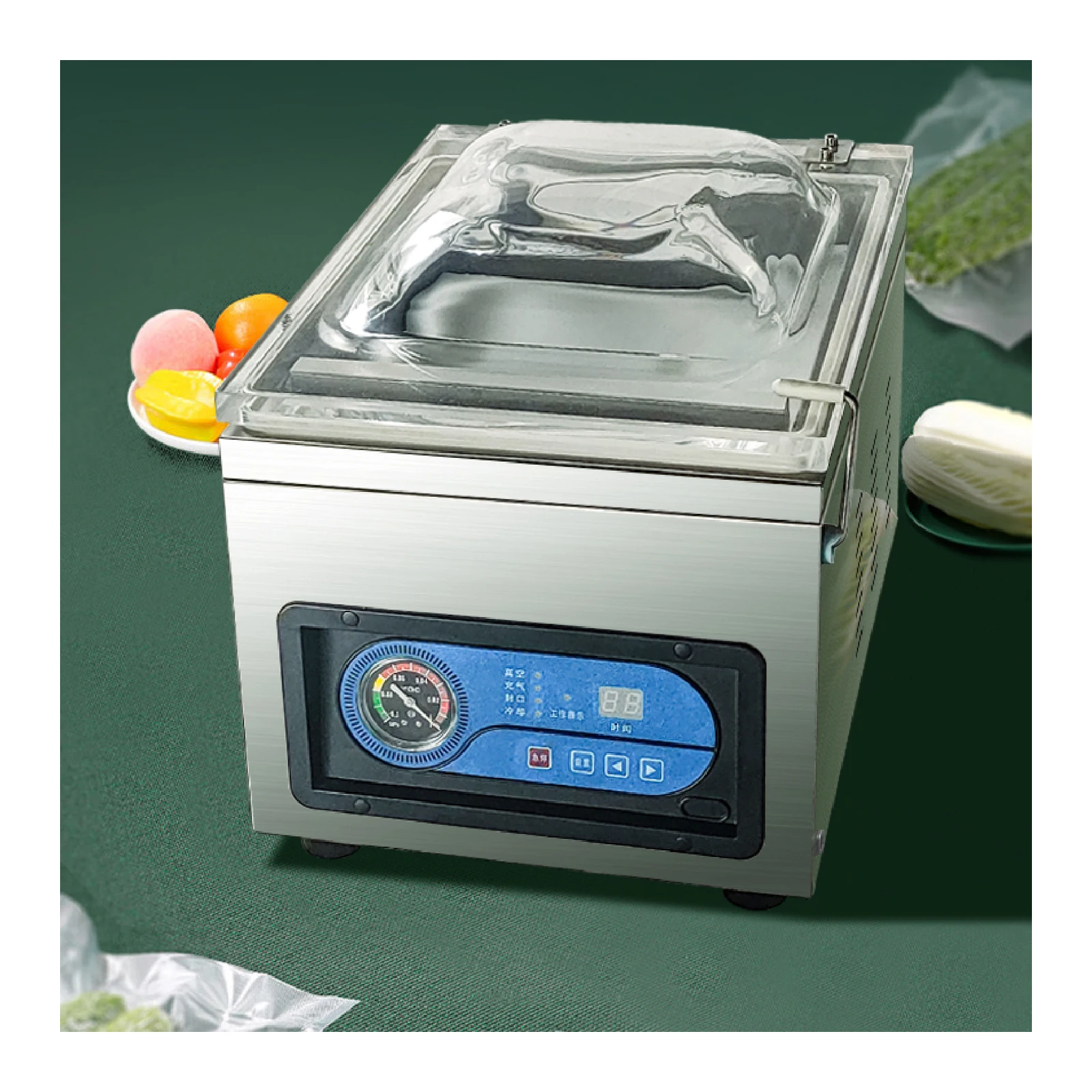 Vacuum Food Sealing Machine Meat Packer Pizza Vacuum Packing Machine for Meat Almond Film Vacuum Packing Machines