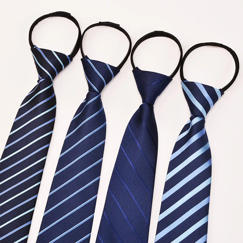 

Мужской деловой костюм с полосатым галстуком и молнией, легко застегивающийся, для офиса и торжественных мероприятий