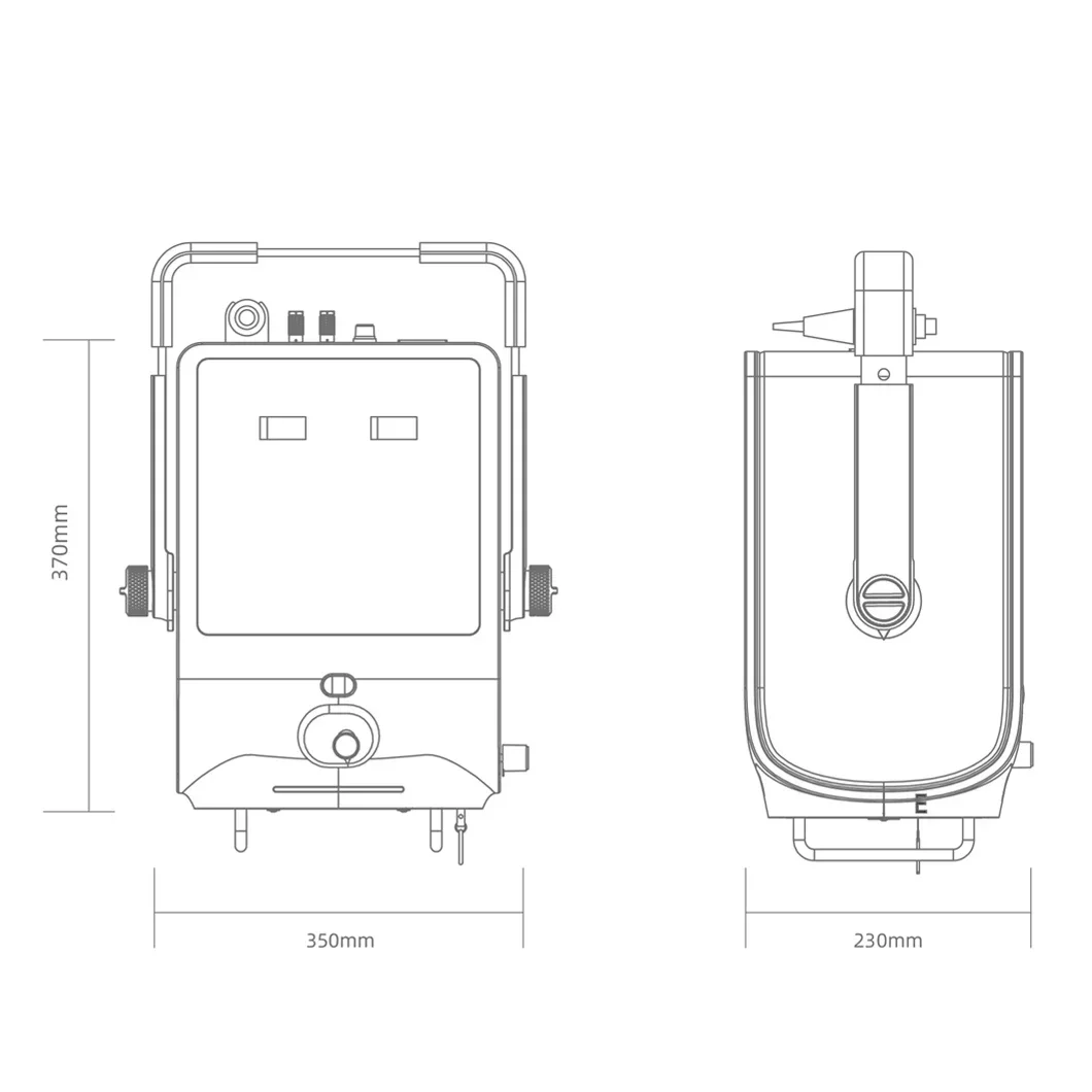 New Design Medical 5KW Portable X-ray Radiography Machine with Flat Panel Detector