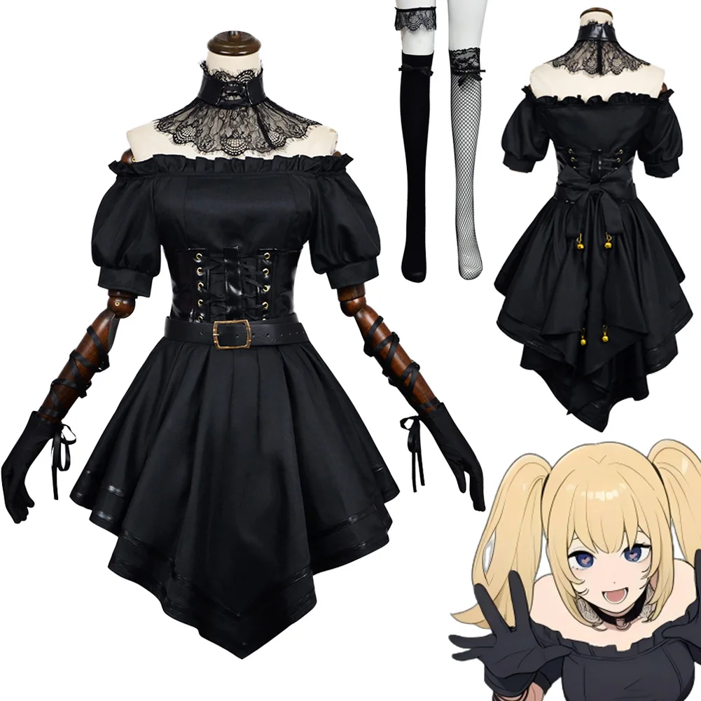

Fancy Dress Grok Ani Cosplay For Women Gothic Dress Clothing AI Anime Girlfriend Costume Woman Roleplay Fantasia Party Outfits