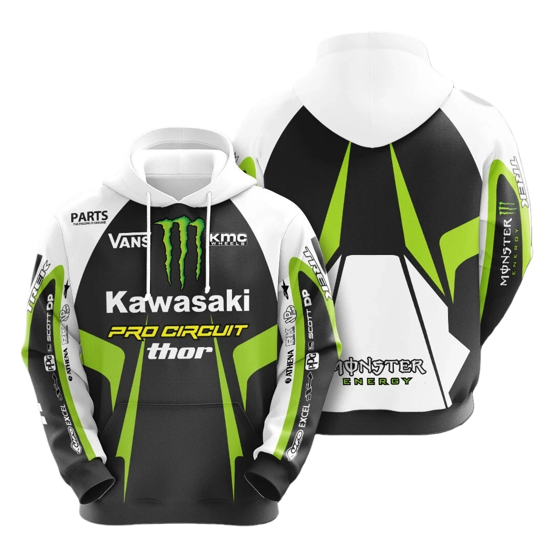 

Kawasaki Ninja Motorcycle Racing Hoodies for Men and Women Outdoor Sports Leisure Cycling Adult Speed Drying 3D Printing