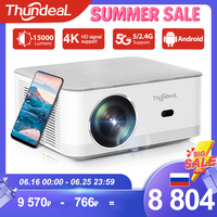 ThundeaL Portable Mini Projector TD92 Pro FHD 1080P Full HD Beam 4K Video WiFi Android Projector TD92Pro 3D Movie Home Theater