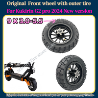 Original Front Wheel For KUKIRIN G2 Pro 2024 Version with Outer Tire inner tube  For Enhanced Cycling Experience