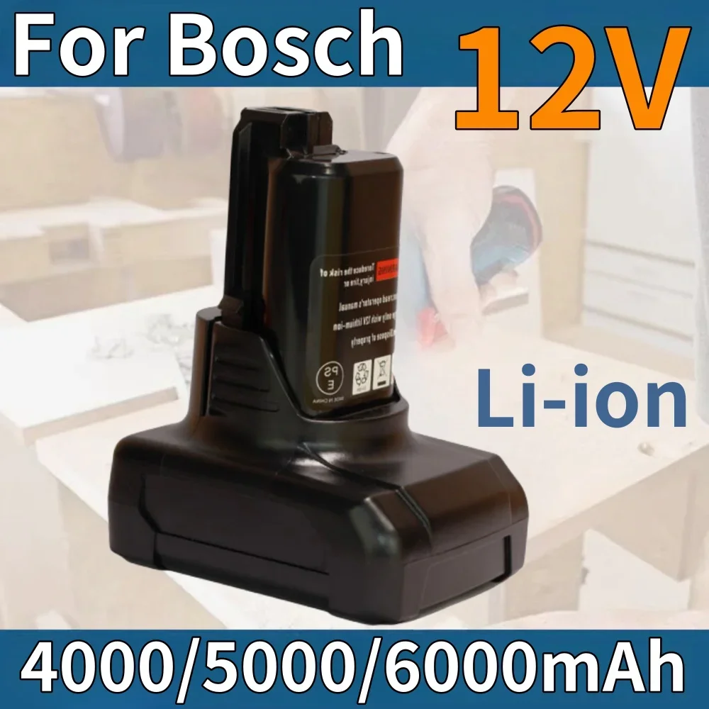 12V Bosch 4.0/5.0/6,0 Ah Li-Ion BAT420 Ersatz Batterie für Bosch BAT411 BAT412 BAT413 BAT414 10,8 V Batterie Cordless Power werk