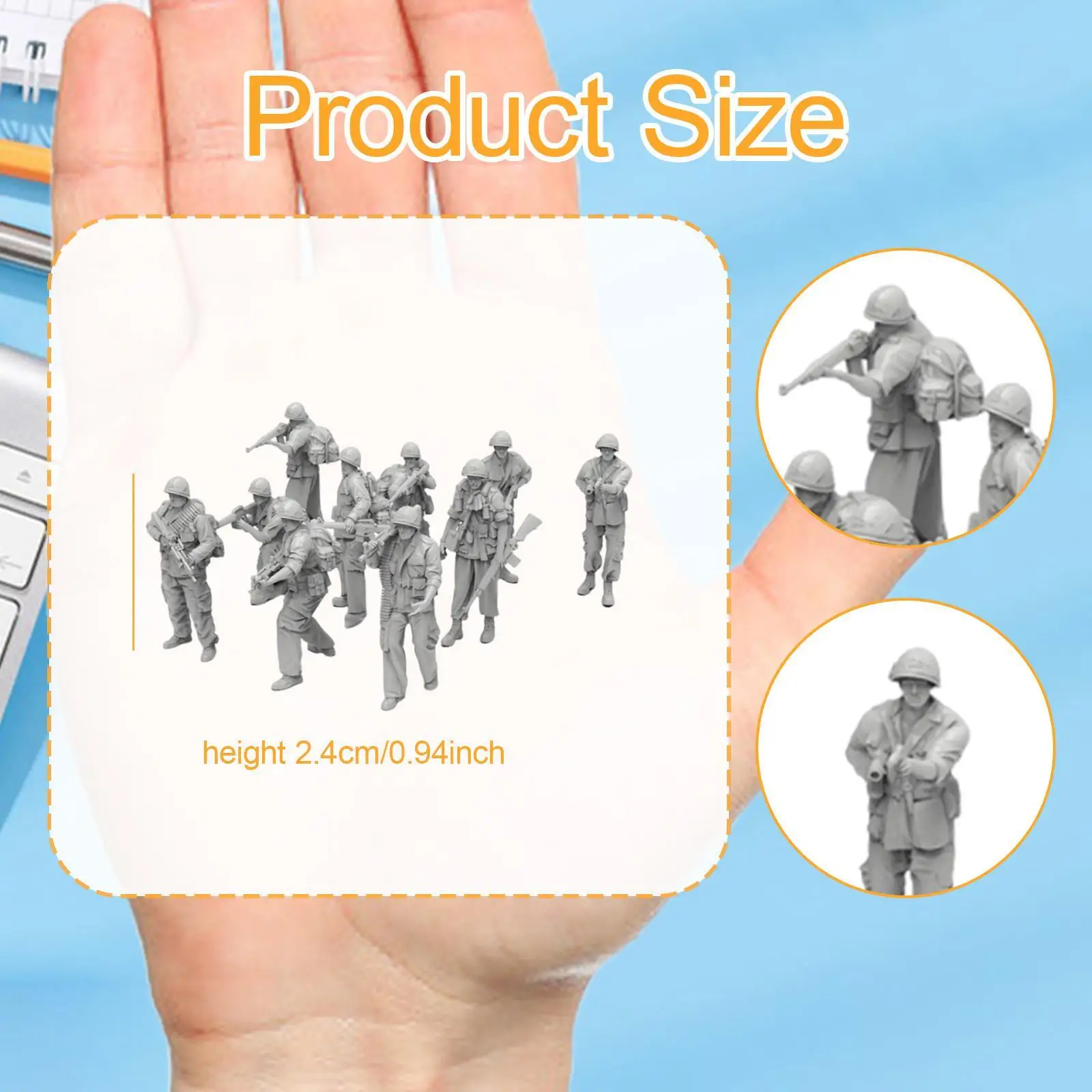 13 Pezzi Collezione di Figure di Persone in Scala 1/64 Ornamento da Tavolo di Sabbia Figurine di Persone in Miniatura per Scena Fai da Te Diorama Layout Decor