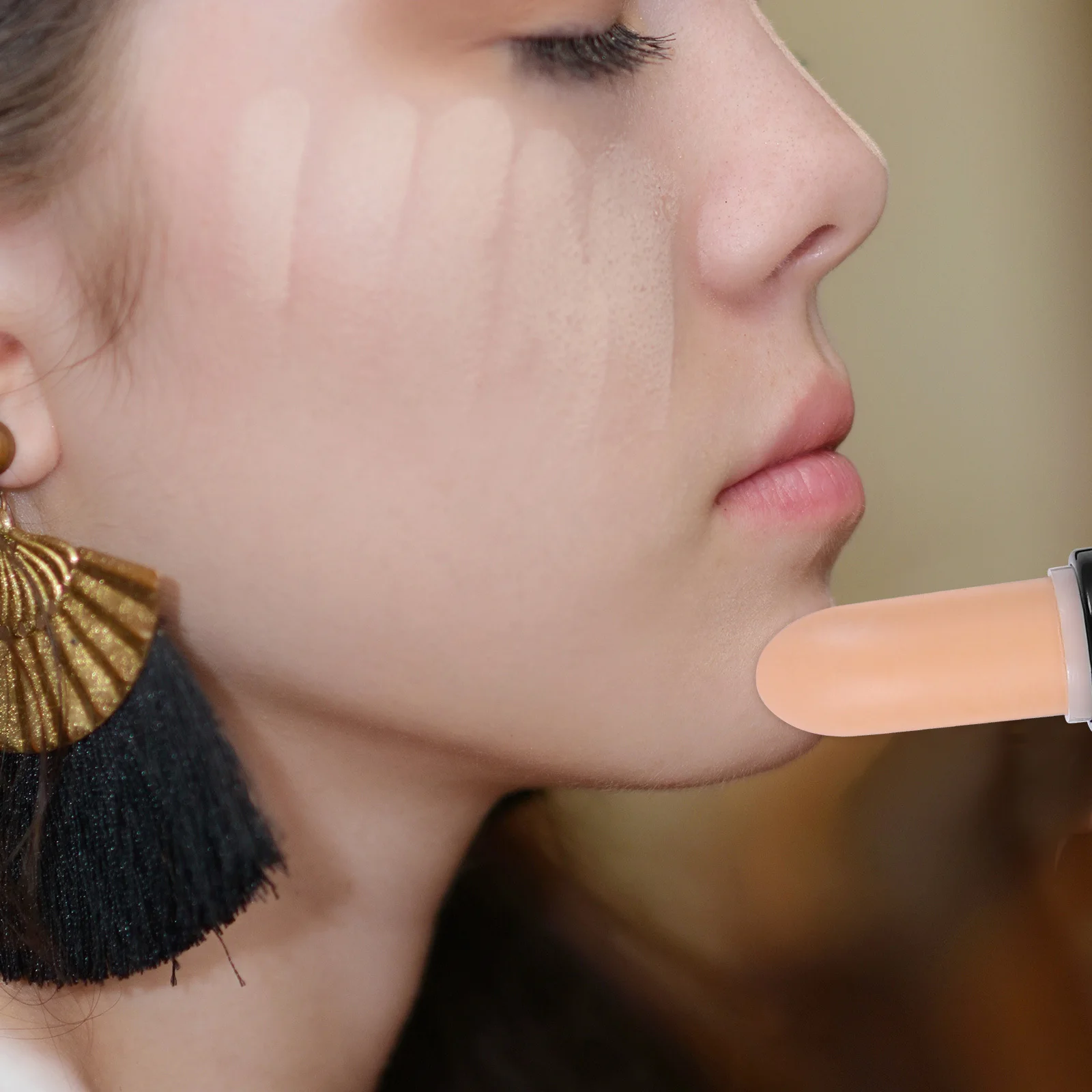 ダブルエンドコンタースティック ハイライターとコンシーラー 女性用フェイスシェイピングメイクアップツール デイリーデート 結婚式 プロ仕上げ