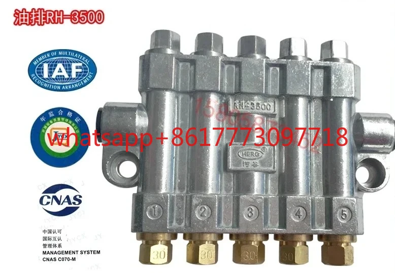 RH-3500 oil discharge table, polishing machine, lubrication processing guide rail, oil separator, valley 5-way oil injector