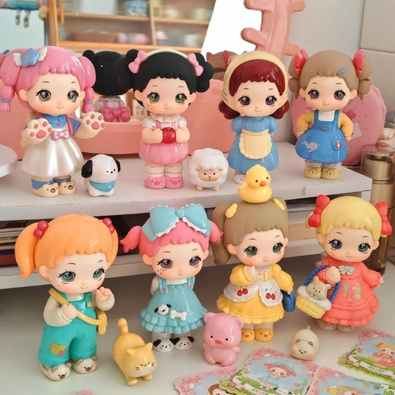 

Hairy Spring Outing Series Blind Box Cute Vinyl Doll Toy Figurine Desktop Ornament Trendy Girl Gift