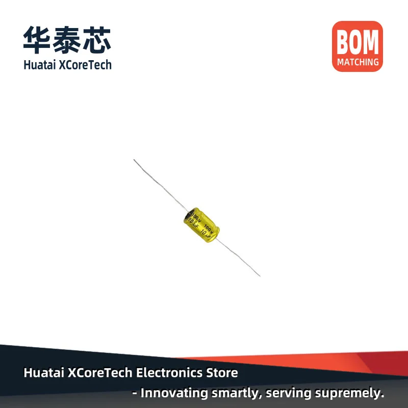 10 Uds DIP condensador electrolítico de aluminio Axial no polar horizontal 100V 12UF 15UF 22UF 33UF 47UF 68UF 100UF 10X17 10X20 13X25