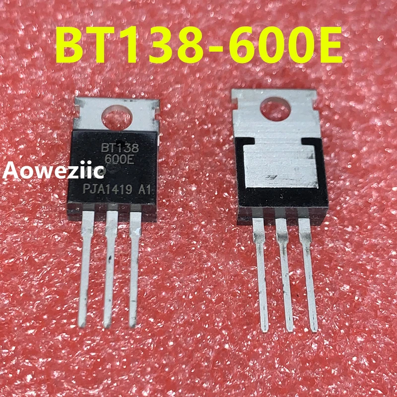 10PCS BT138-600E BT138 BT138-600 Triacs RAIL TRIAC 600V 12A TO-220 new