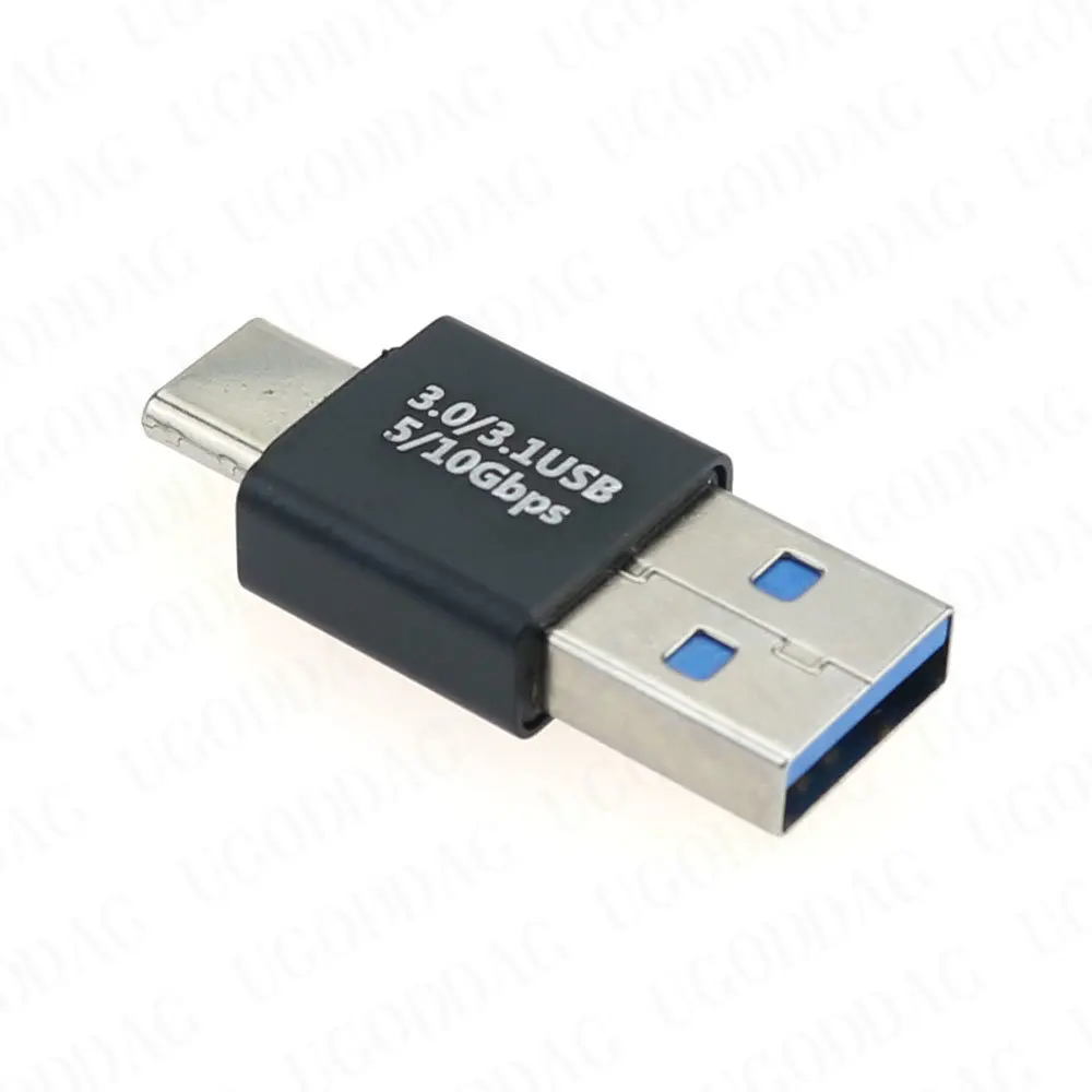 1/2 قطعة Type-C USB C ذكر إلى USB3.0 ذكر التوصيل محول كابل شحن مزامنة البيانات USB 3.1 نوع C محول