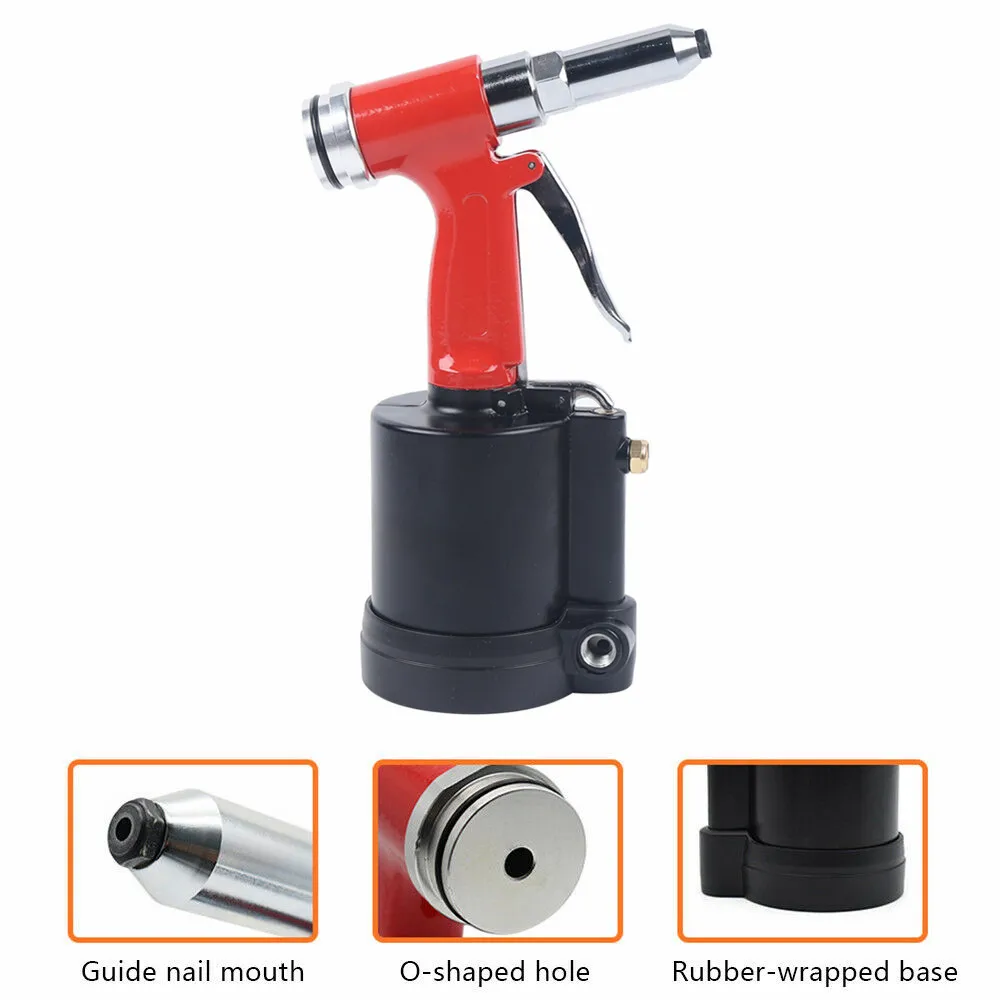 Rivet Nut Pistol Compressed Air Rivet Gun 3.2-6.4 mm Pneumatic Pop Rivet Pliers Blind Rivet Gun