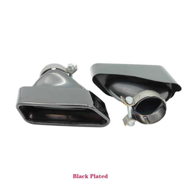 For 2011-2017 BMW 5 Series Muffler Tail Pipe F10/F18 535 round exhaust pipe modified Rectangle Exhaust Tip