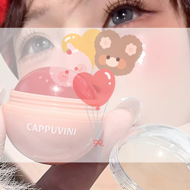 Cappuvini Juice Blush Ball Water Light Blusher Rozświetlający róż do twarzy Łatwe nakładanie Wielofunkcyjny róż do makijażu Nadaje się do ust i policzków