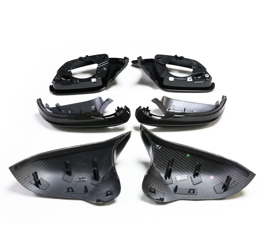 Carbon Fiber 6pc Horn Mirror Cover for BMW F30 F31 320i 328i 330i 335i 2013-2019 for Classic Auto Part