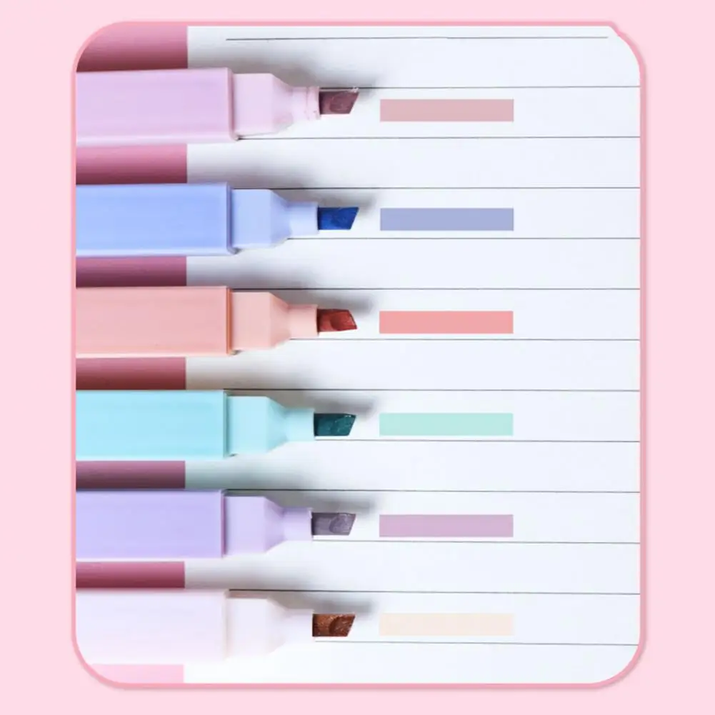 Smooth Writing Lightweight Note Taking Fluorescent Pen School Supplies