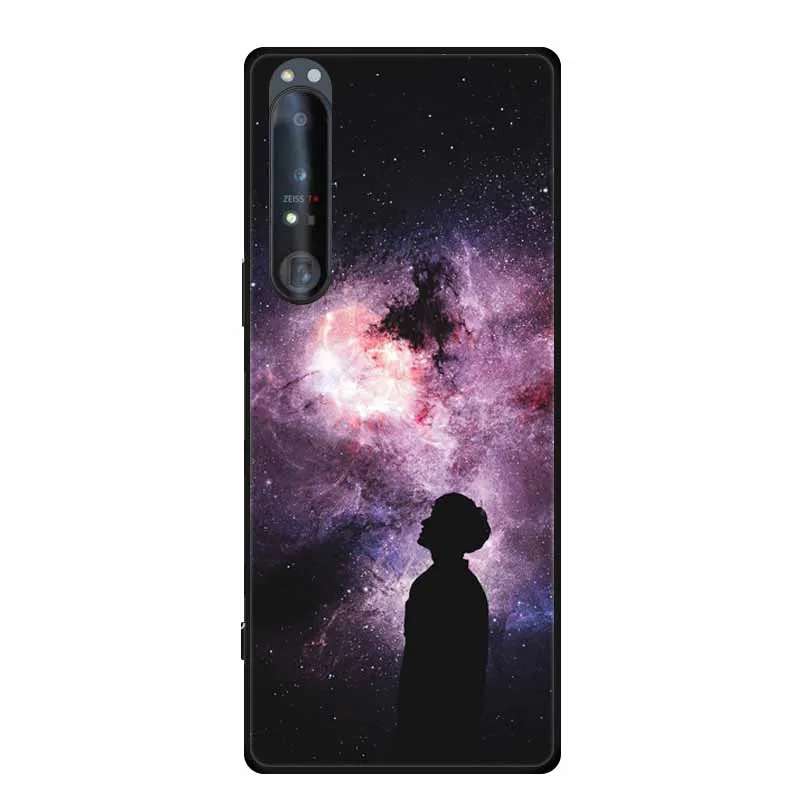 Cool Silicone Cover for Sony Xperia 1 V Case Printed Fashion Soft Back Cover for Sony Xperia 1V Case Protective Cartoon Shells