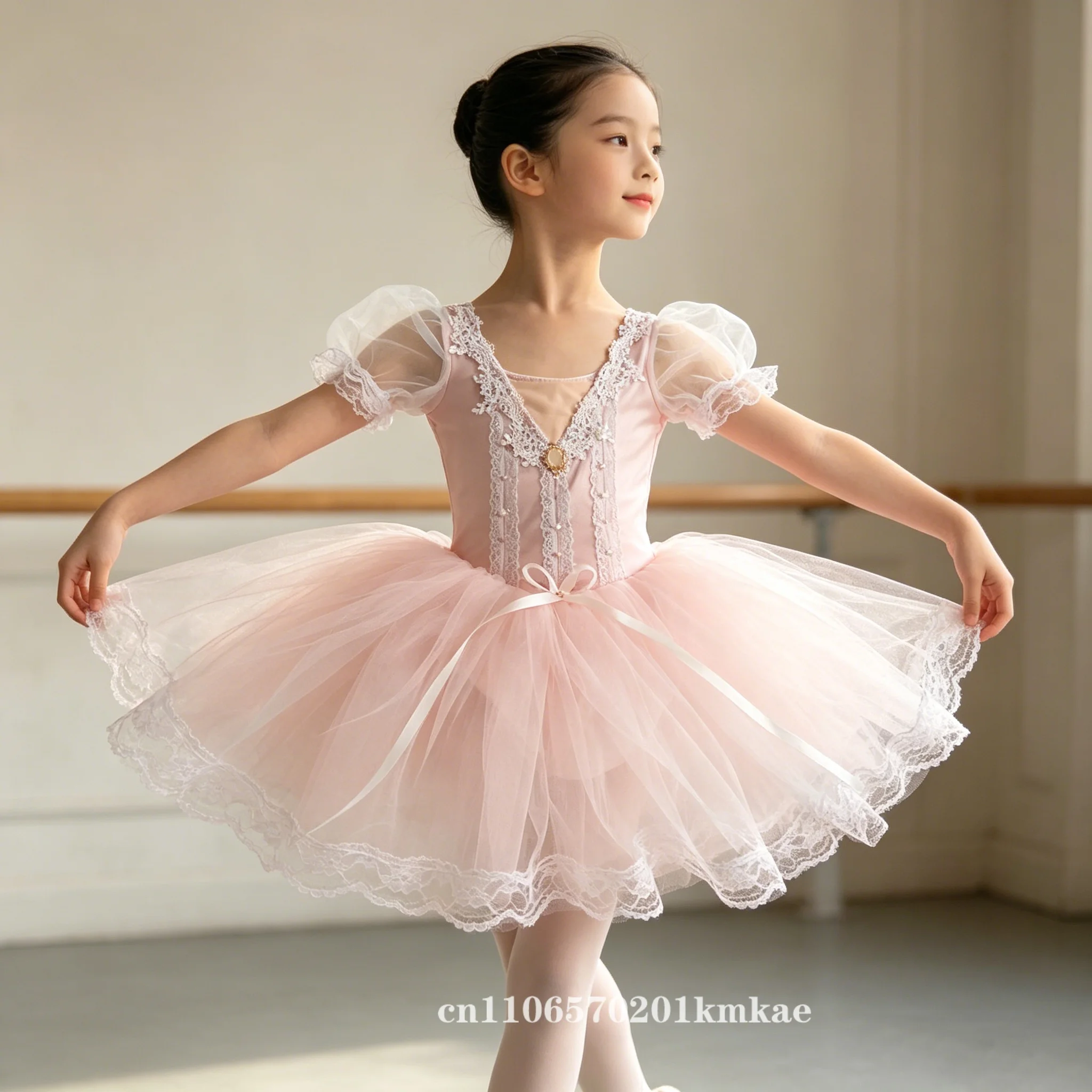 light-pink-professional-ballet-tutu-dress-for-women-girls-puff-sleeve-lace-trim-tulle-dance-costume-for-performance-practice