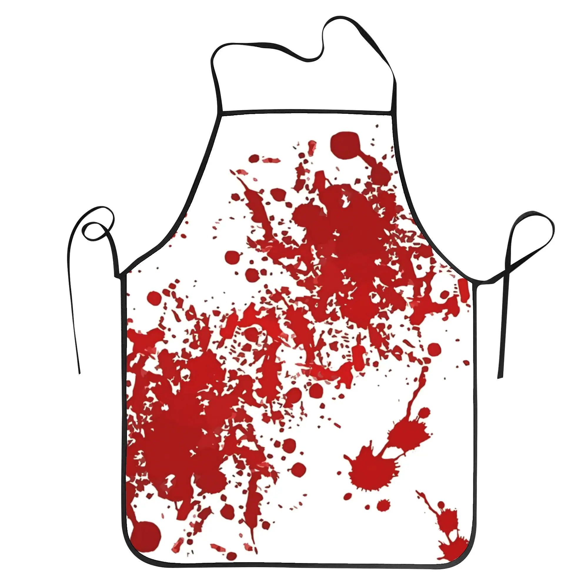Bloody Good Fake Blood  Apron  Barber Restraunt Kitchen Accessories Cooking Fashion Aprons without Pocket