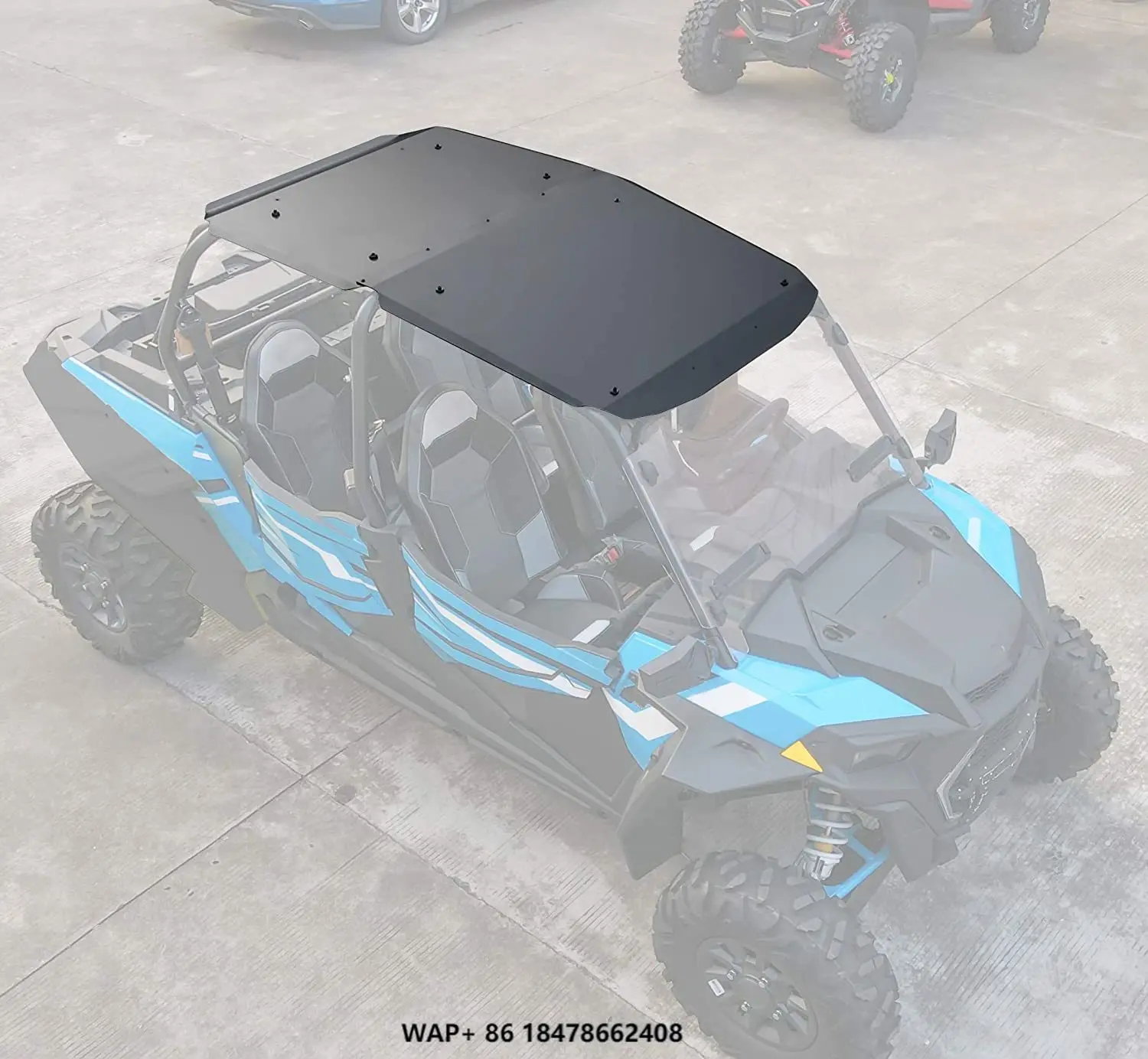 

Aluminum Roof Top for Polaris RZR XP4 1000, SAUTVS Heavy Duty Aluminum Hard Roof Top 4 Seater 4 Door Sun Visor Cover