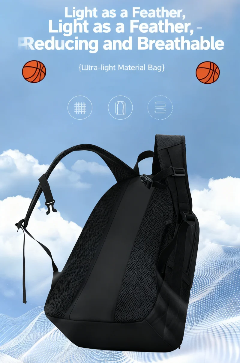 Basketball Bag Large Capacity Training Backpack Football Sports Fitness Double Shoulder Bag