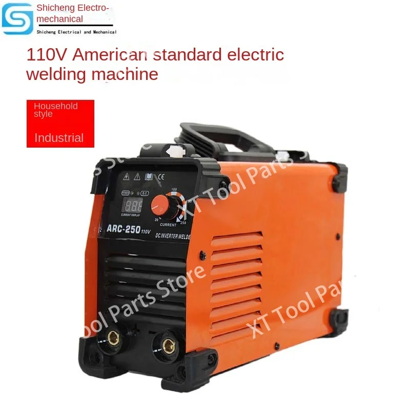 110V electric welding machine household American model 250 portable small mini palm inverter household manual welding machine