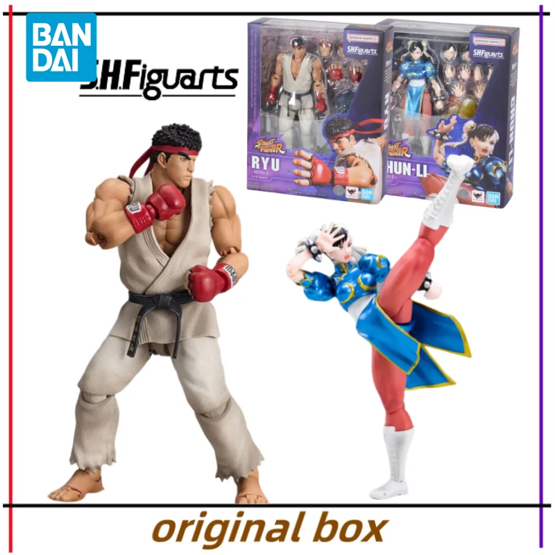 

Bandai Figure Model Street Fighter SHF RYU CHUN-LI Outfit 2 Anime Figures Toys Collectible Gift for Kids Genuine New Unopened