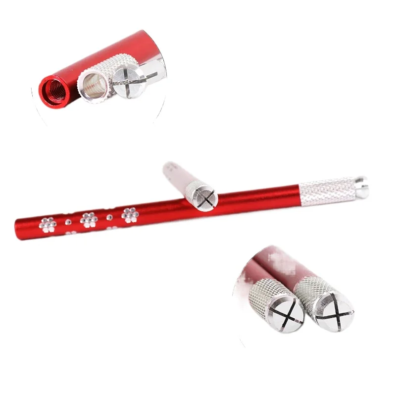 1pcs Microblading Eyebrow Tattoo Manual Pen Tattoo Blade Line Holder Semi Permanent Tattoo Make Up Tools