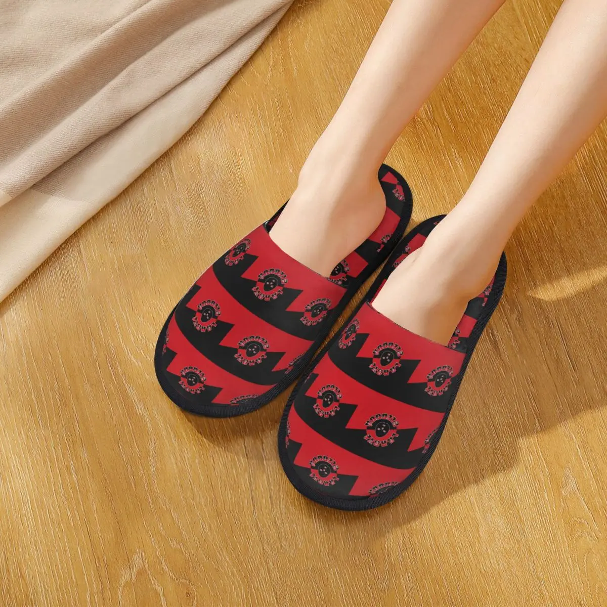 

Custom Eleggua Slippers Memory Foam Warm Soft Women House Slipper Bedroom Comfy Shoes