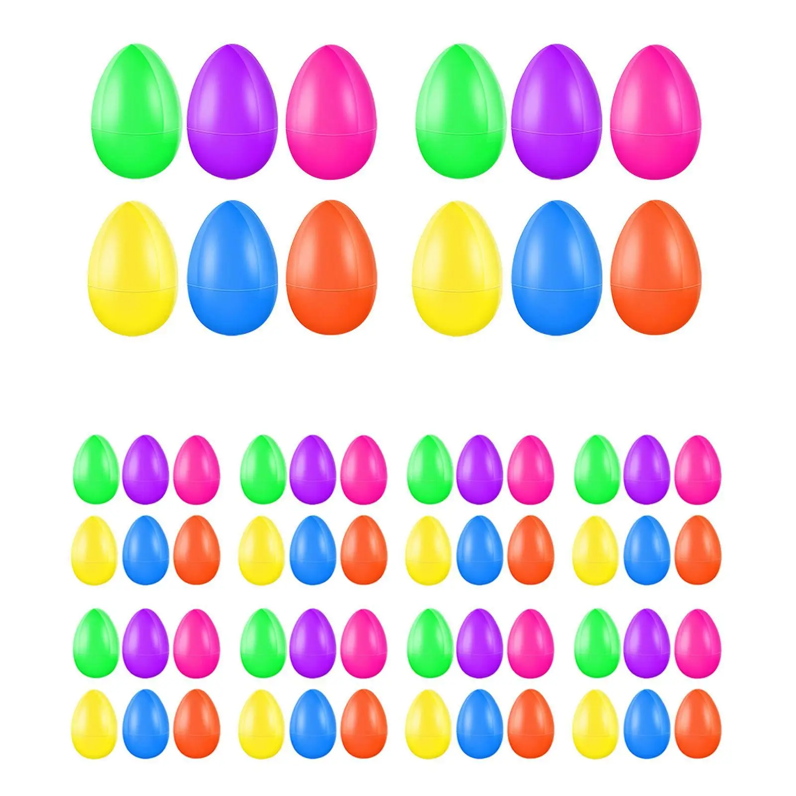 حشوات سلة عيد الفصح لبيض عيد الفصح قابلة للتعبئة، خفيفة الوزن، ألوان متنوعة، حشوات حقيبة هدايا عملية لتزيين الحفلات