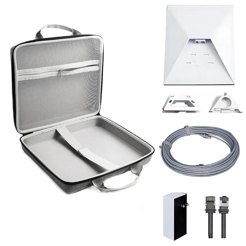

Shock Resistant Storage Box Large Capacity for Mini Router Build-in Fixing Belt Equipped with Pocket Feature 896C