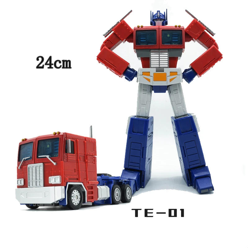 Transformatie Tf Element Te01 TE-01 Versie 3.0 Op Commandant Trailer Legering Actiefiguur Robot Speelgoedcollectie Geschenk Dubbele Koppen