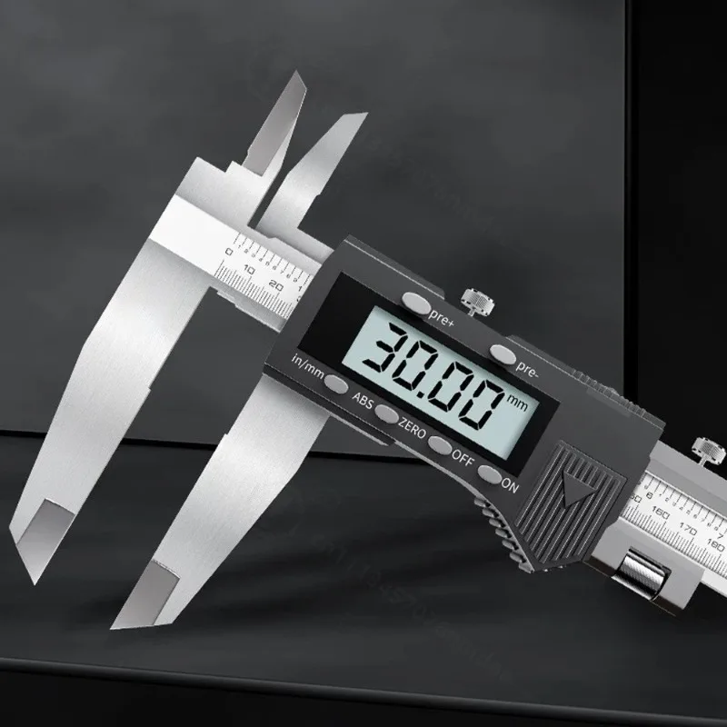 0-500mm Digital Vernier Caliper Stainless Steel Dual Claw Large Screen 0.01 High Precision Industrial Measuring Gauge