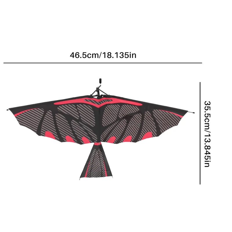 N11r modelo de fibra de carbono, montagem de aeronave, asa batendo, modelo diy, pterosaur, faixa de borracha, aeronave biônica