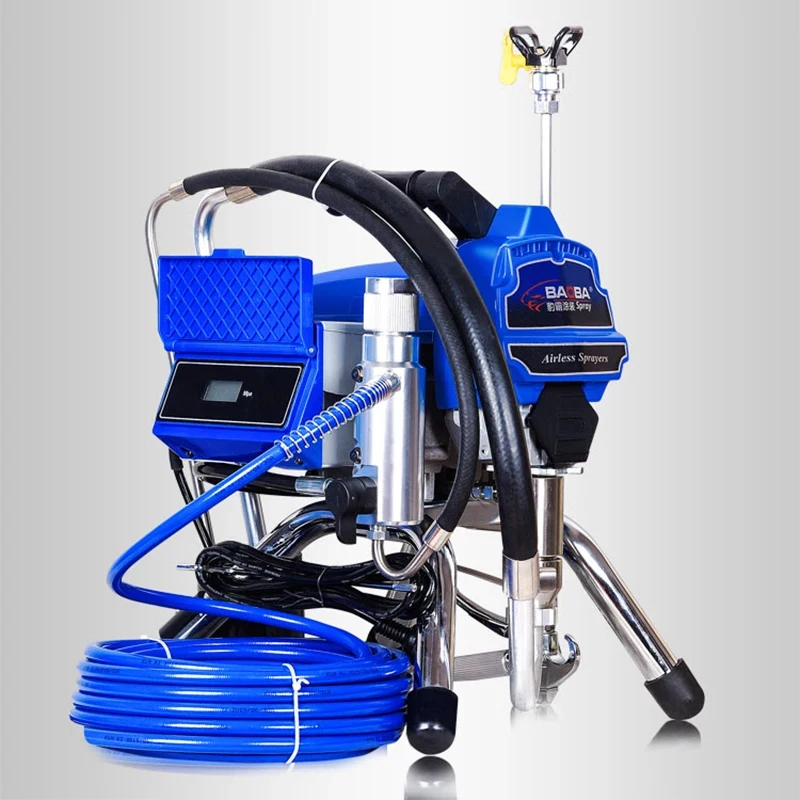 2500W 495 Brushless Airless Paint Sprayer High Pressure 2.5L/min Fast Spraying For Wall Ceiling Furniture Coating