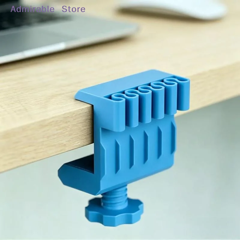 [W]Eco-Friendly Desktop Cable Organizer 3D Printed Durable Cord Clip for Student Study Desk Wire Management Tool