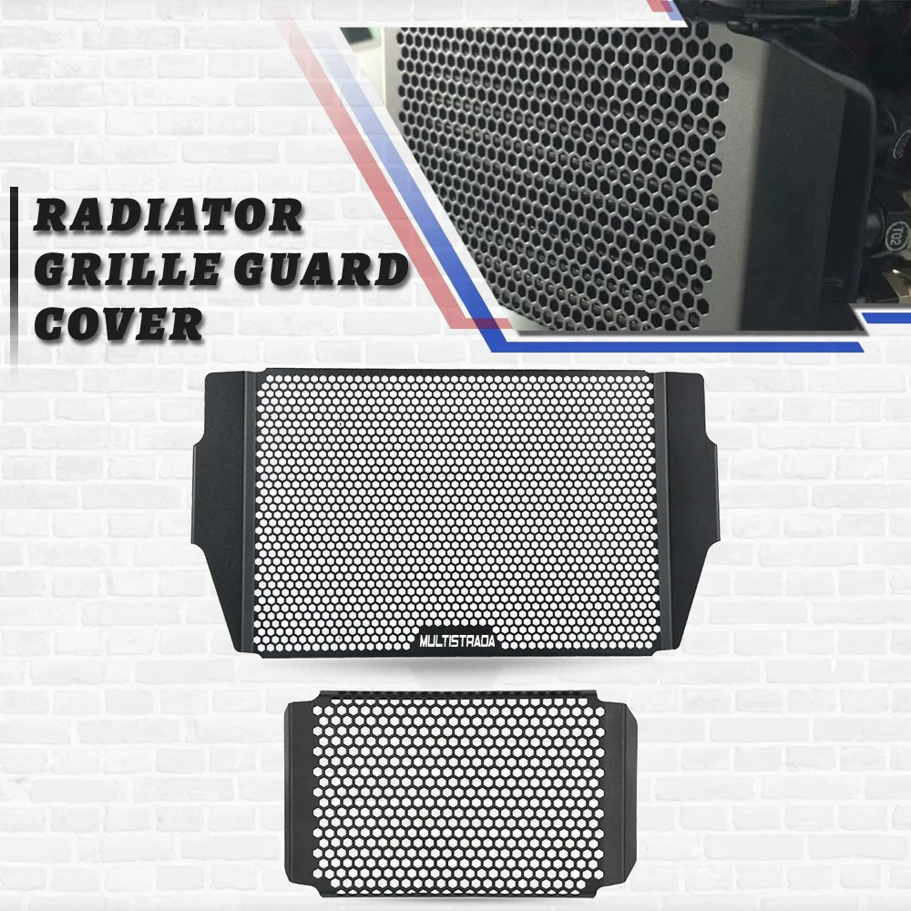 

For Ducati Multistrada 1200 S Touring Pikes Peak Granturismo 2010 2011 2012 2013 2014 Radiator Guard Oil Cooler Guard Protection