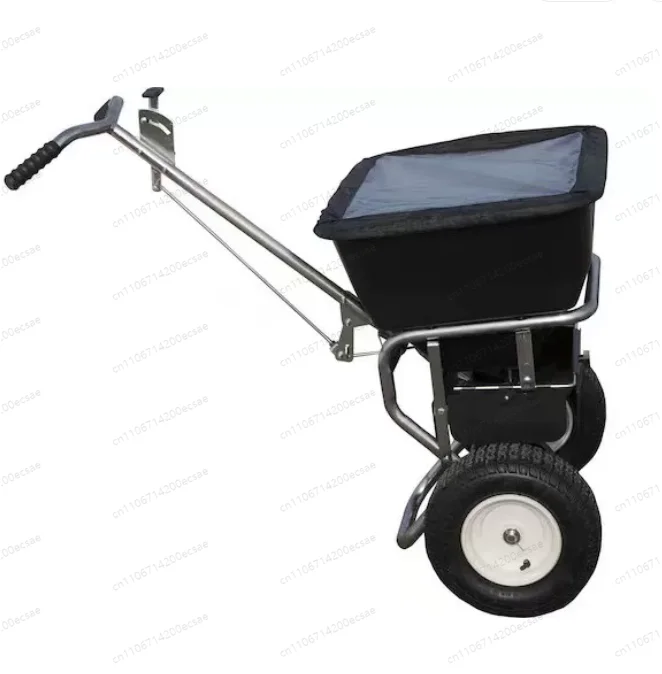 Garden Lawn Push Fertilizer Spreader – Salt & Ice Melt Spreader for Seeding & Deicing Applications