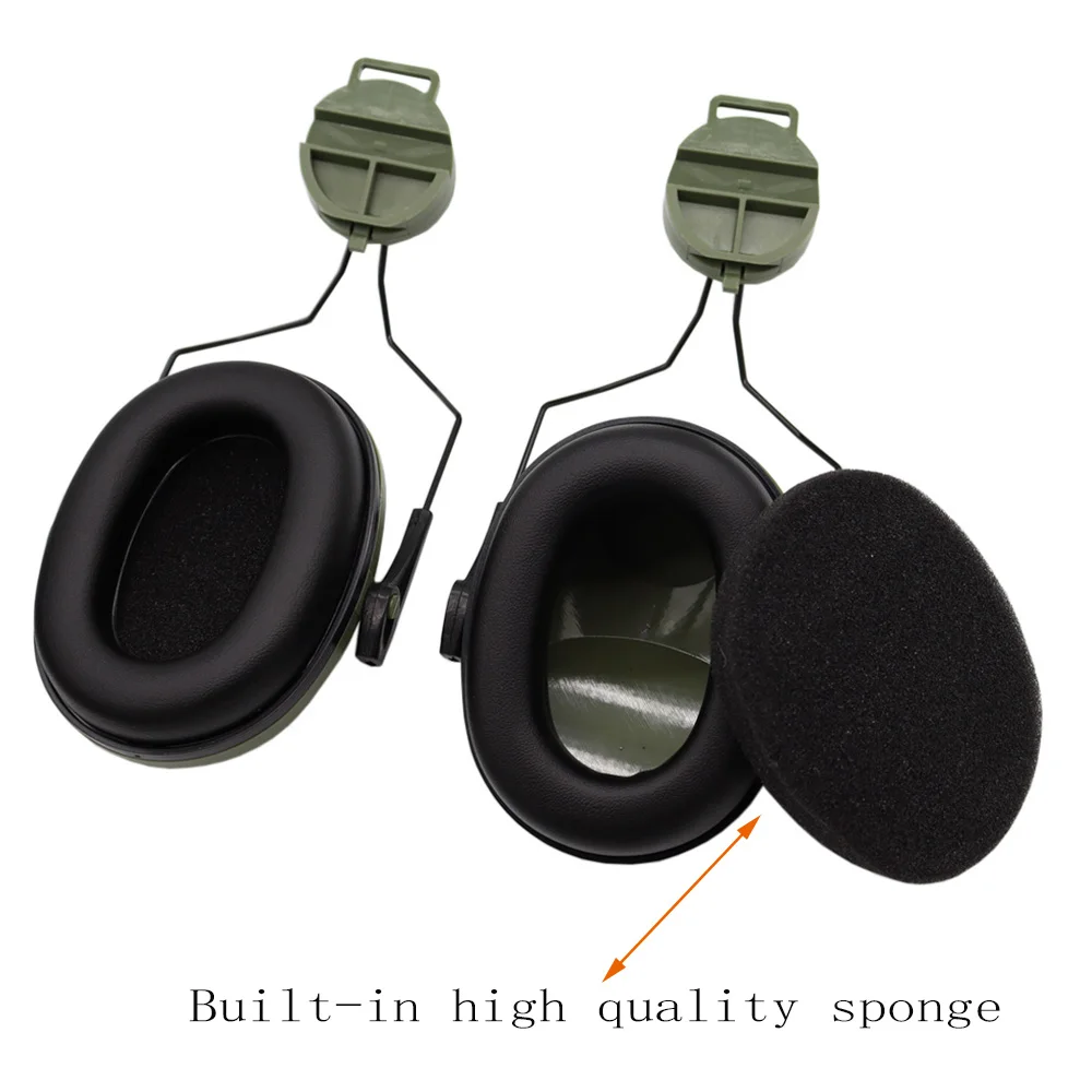 Anti-Noise Ear Plugs Tactical Hunting Ear Defenders Helmet Mounted Version EarMuff Hearing Protection Soundproof For Shooting