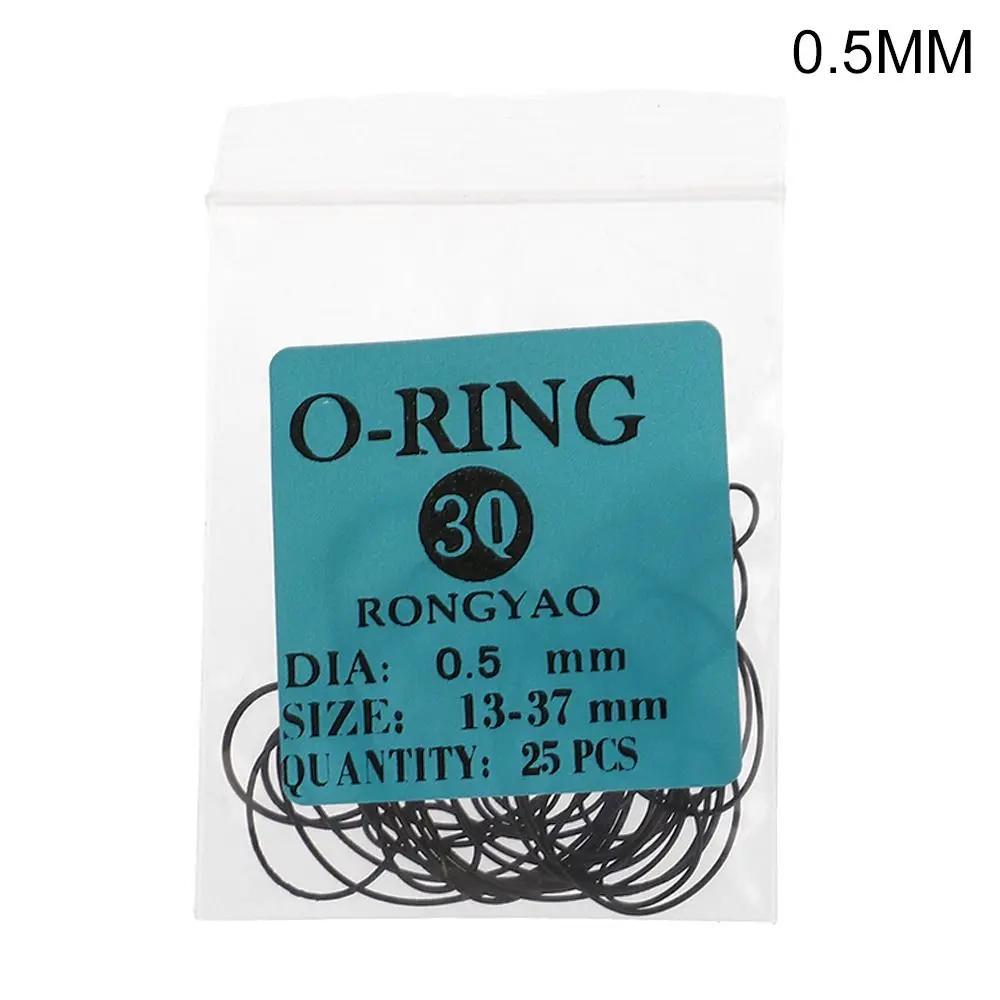 1Pack 0.5/0.6/0.7/0.8MM O-Ring Watch Gaskets Waterproof Rubber Back Cover For Watchmaker Accessories Durable Repair Tool